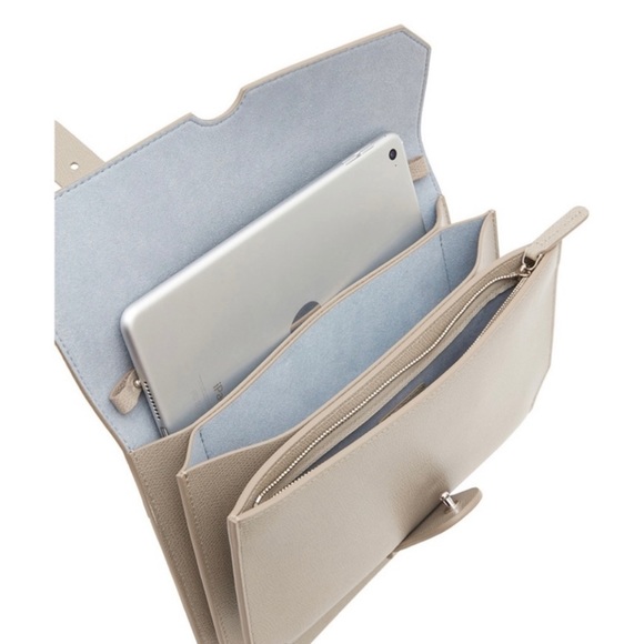 NWT Senreve Pebbled Italian Leather Crossbody Bag In Sand and dust bag included - Picture 6 of 14